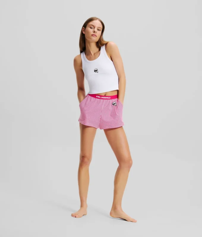 IKON CROPPED PAJAMA TANK TOP IKON CROPPED PAJAMA TANK TOP