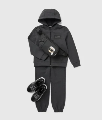 Ikon-hoodie med dragkedja för pojkar