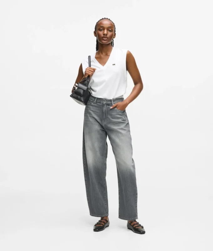 Ikon-jeans med barellben Ikon-jeans med barellben