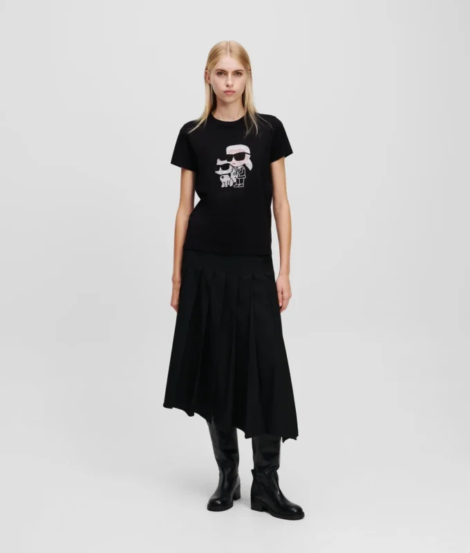 IKON KARL & CHOUPETTE RHINESTONE T-SHIRT IKON KARL & CHOUPETTE RHINESTONE T-SHIRT