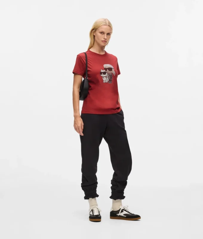 IKON KARL & CHOUPETTE RHINESTONE T-SHIRT IKON KARL & CHOUPETTE RHINESTONE T-SHIRT