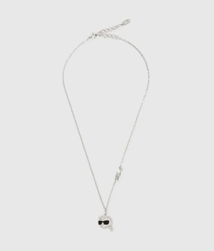 IKON PAVÉ CHARM HALSKEDJA IKON PAVÉ CHARM HALSKEDJA