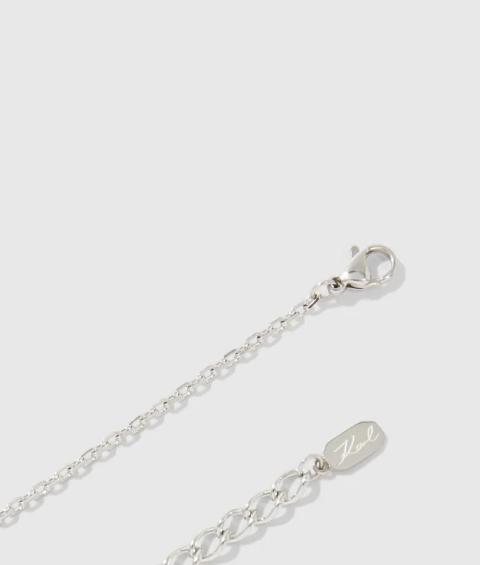 IKON PAVÉ CHARM HALSKEDJA IKON PAVÉ CHARM HALSKEDJA