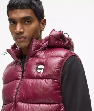 Ikon pufferväst med huva
