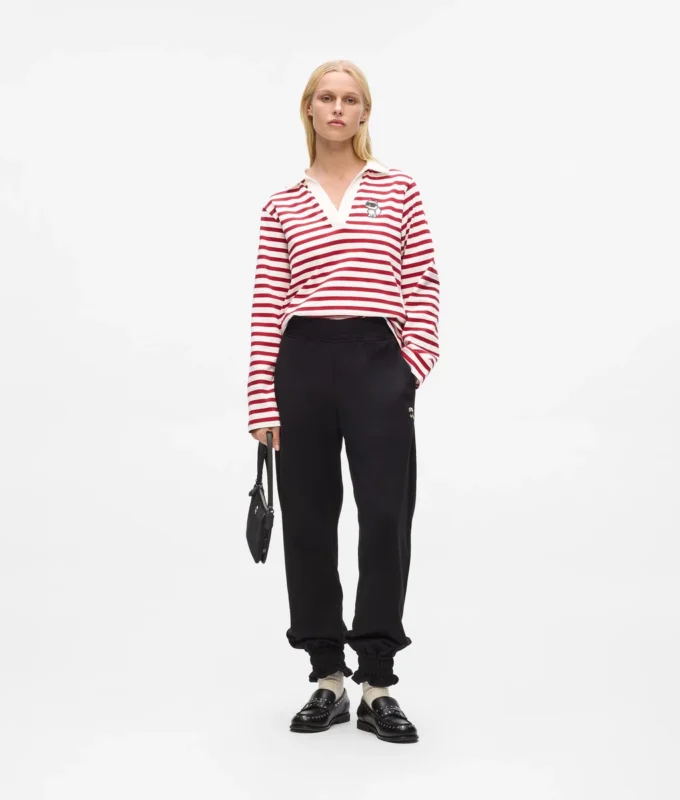 Ikon randig långärmad polotröja Ikon randig långärmad polotröja