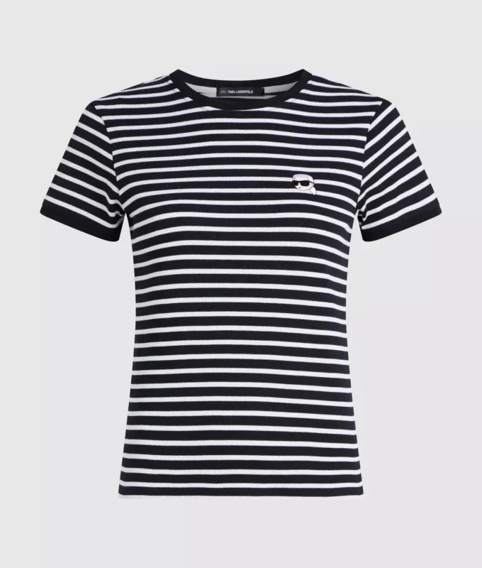 Ikon randig ribbad T-shirt Ikon randig ribbad T-shirt