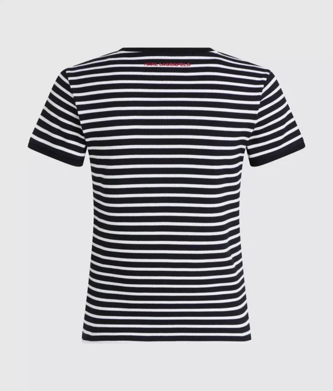 Ikon randig ribbad T-shirt Ikon randig ribbad T-shirt
