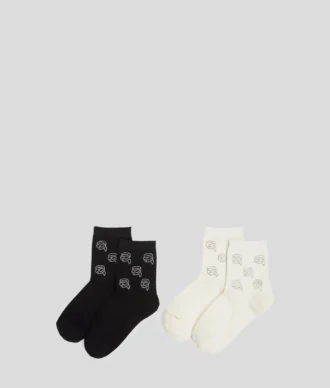IKON RHINESTONE SOCKS – 2-PACK