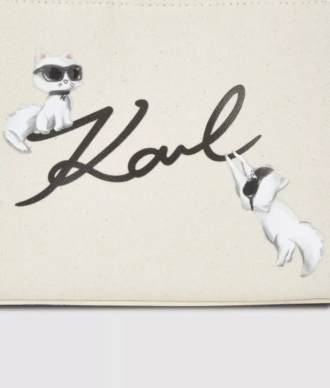 Ikon Signature Choupette-tygväska Ikon Signature Choupette-tygväska