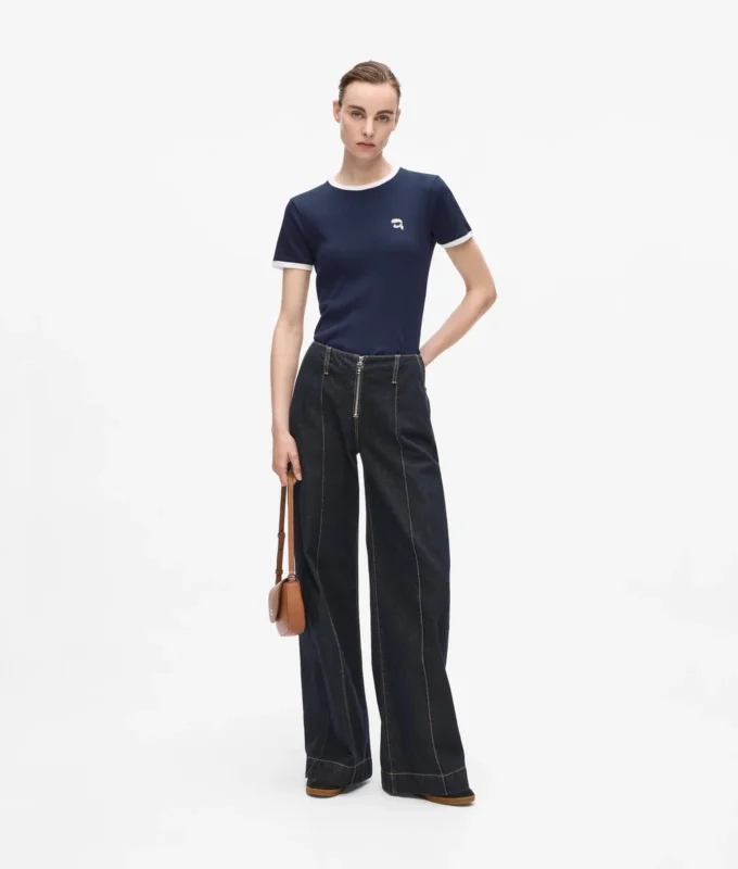 Ikon slim fit ribb-T-shirt Ikon slim fit ribb-T-shirt