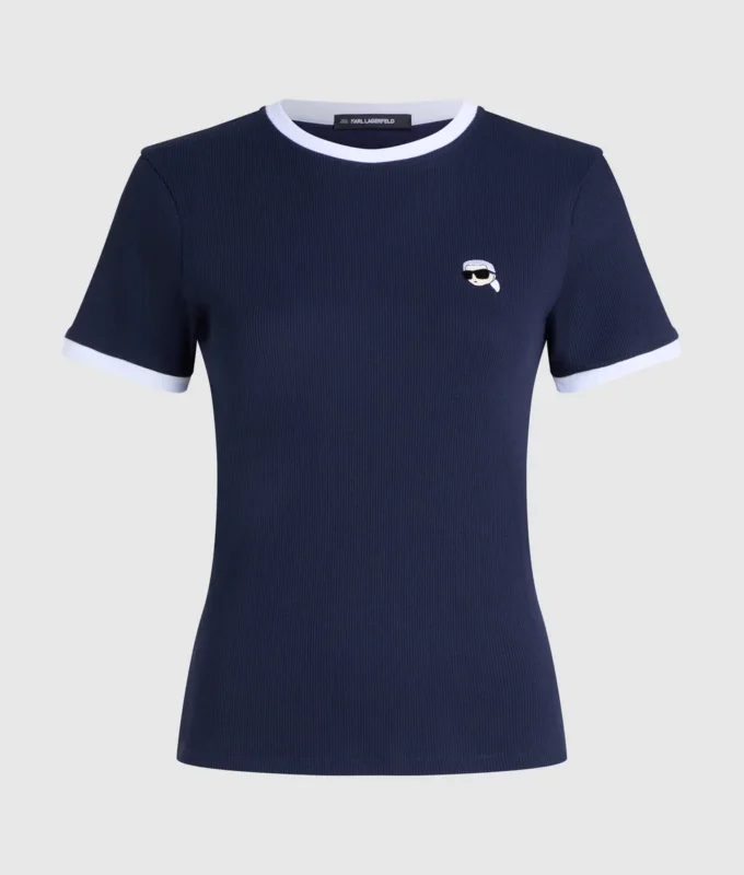 Ikon slim fit ribb-T-shirt Ikon slim fit ribb-T-shirt