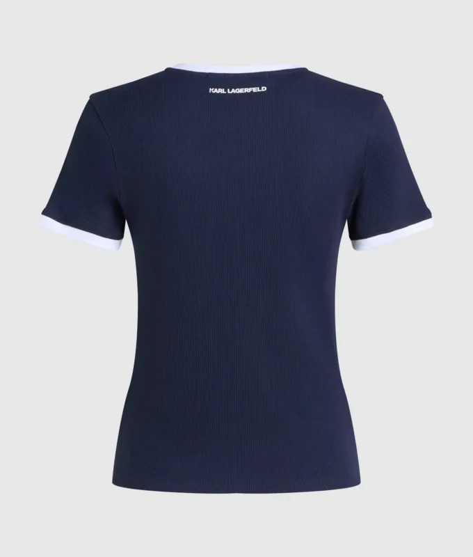 Ikon slim fit ribb-T-shirt Ikon slim fit ribb-T-shirt