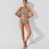IKON STRIPED BIKINI BOTTOMS