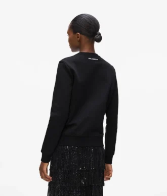 Ikon-sweatshirt med strass Ikon-sweatshirt med strass