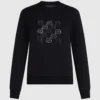 Ikon-sweatshirt med strass Ikon-sweatshirt med strass