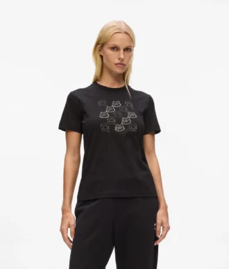 Ikon-T-shirt med strass