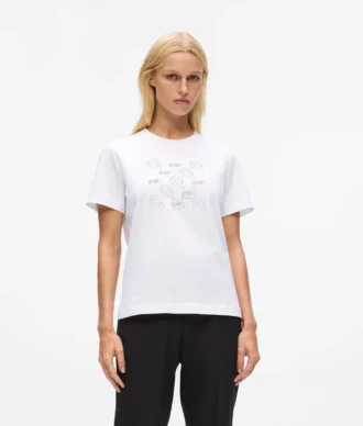 Ikon-T-shirt med strass