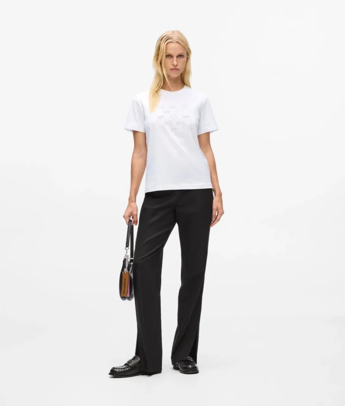 Ikon-T-shirt med strass Ikon-T-shirt med strass