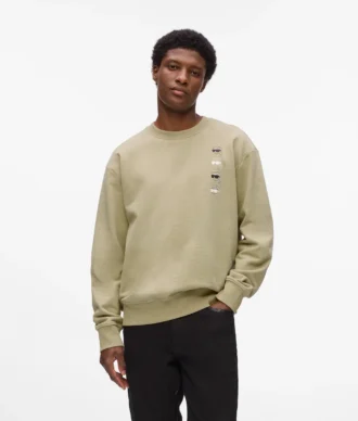 Ikon-tryckt sweatshirt