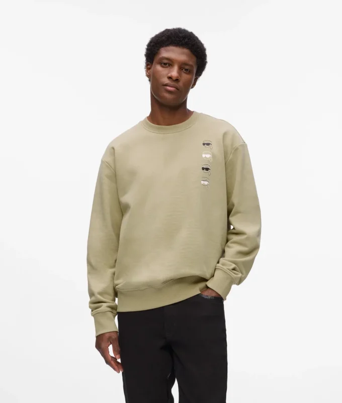 Ikon-tryckt sweatshirt Ikon-tryckt sweatshirt