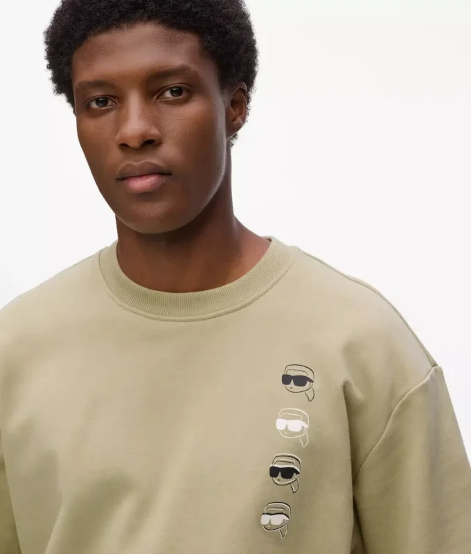 Ikon-tryckt sweatshirt Ikon-tryckt sweatshirt