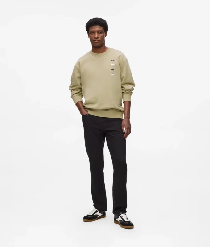 Ikon-tryckt sweatshirt Ikon-tryckt sweatshirt
