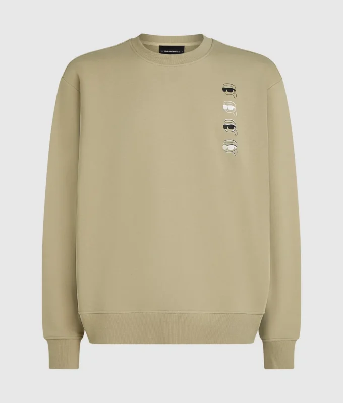 Ikon-tryckt sweatshirt Ikon-tryckt sweatshirt