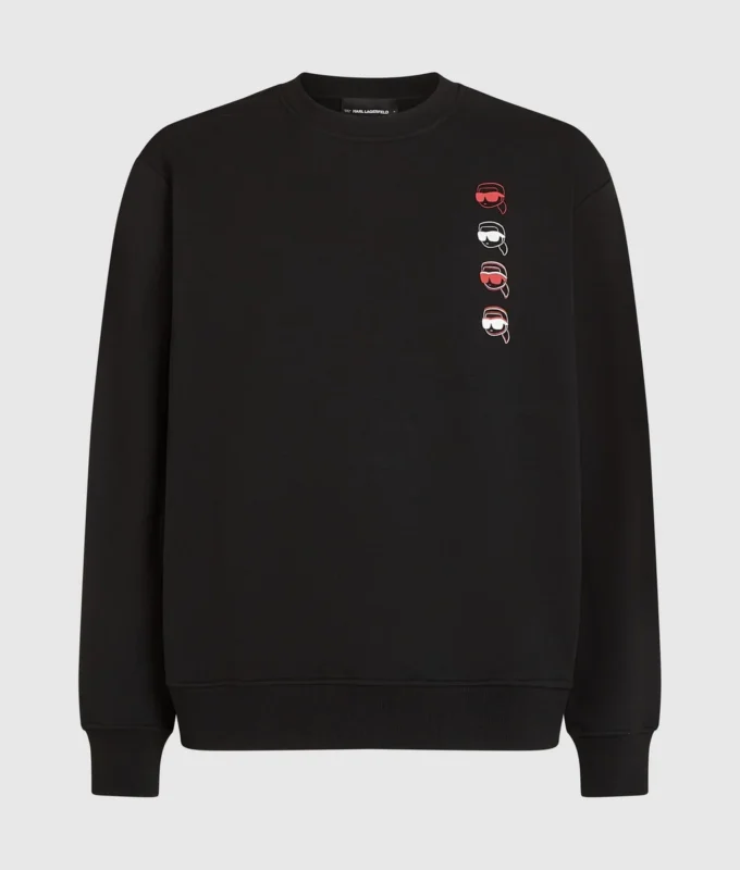 Ikon-tryckt sweatshirt Ikon-tryckt sweatshirt