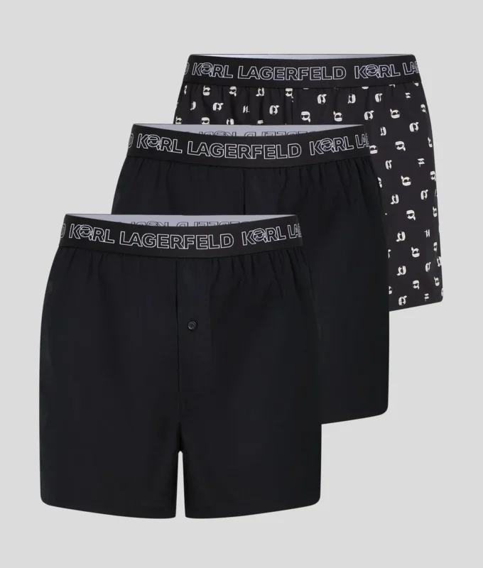 IKON VÄVDA BOXERSHORTS – 3-PACK