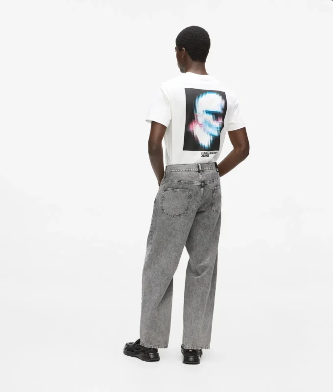 Jeans med barellben Jeans med barellben