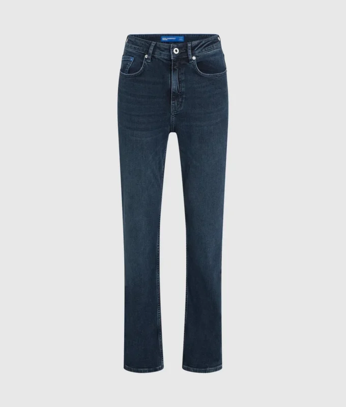 Jeans med hög midja och rak passform Jeans med hög midja och rak passform