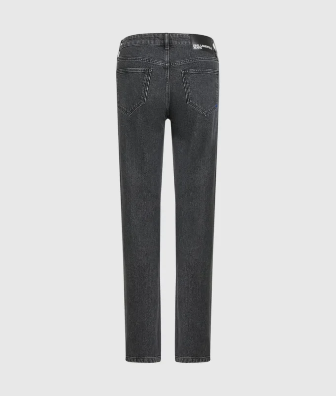 Jeans med hög midja och rak passform Jeans med hög midja och rak passform