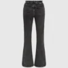 Jeans med hög midja och sömmar Jeans med hög midja och sömmar