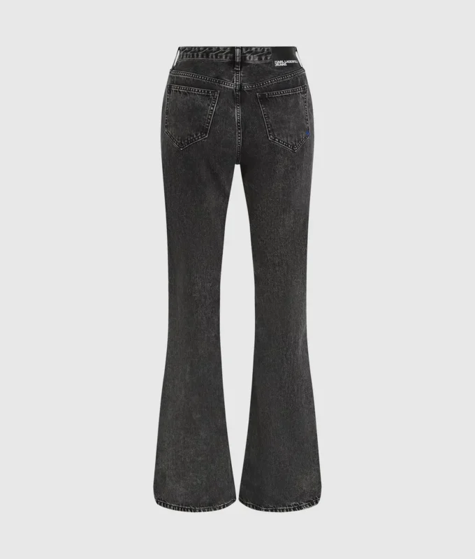 Jeans med hög midja och sömmar Jeans med hög midja och sömmar