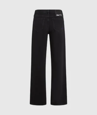 Jeans med medelhög midja och avslappnad passform