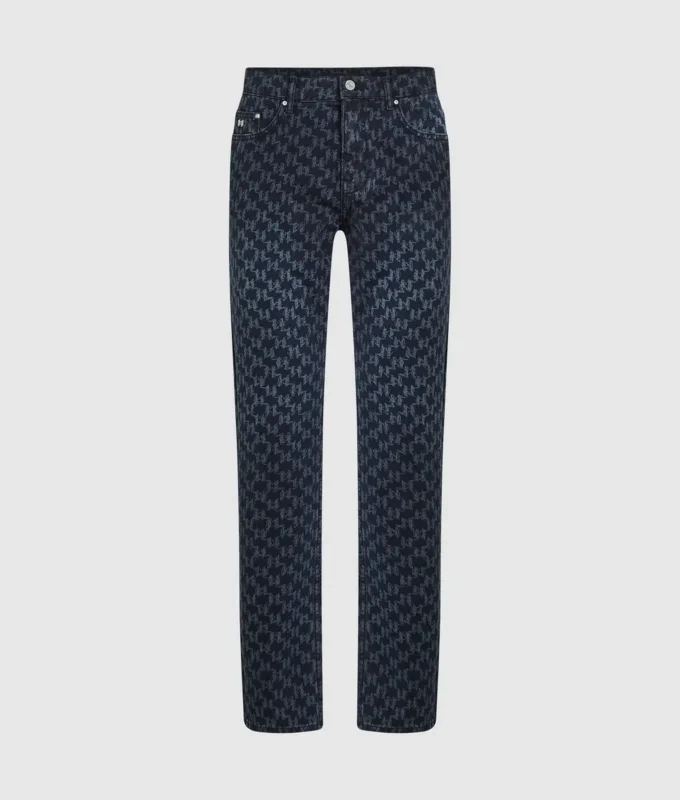 Jeans med monogram över hela ytan Jeans med monogram över hela ytan
