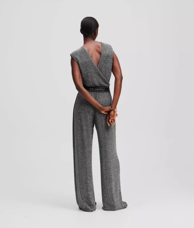 JERSEY RHINESTONE JUMPSUIT