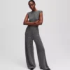 JERSEY RHINESTONE JUMPSUIT