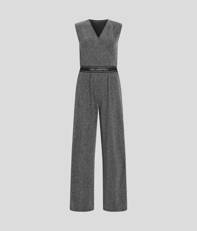 JERSEY RHINESTONE JUMPSUIT