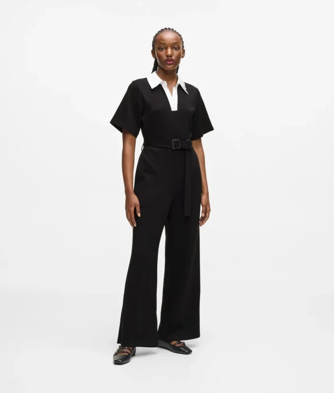 Jumpsuit med signaturkrage Jumpsuit med signaturkrage