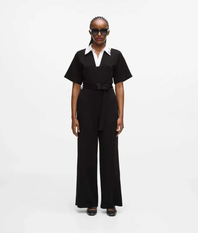 Jumpsuit med signaturkrage Jumpsuit med signaturkrage