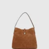 K/Autograph hobo-väska i mocka med hänglås K/Autograph hobo-väska i mocka med hänglås