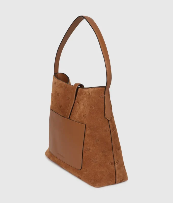 K/Autograph hobo-väska i mocka med hänglås K/Autograph hobo-väska i mocka med hänglås