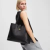 K/AUTOGRAPH PADLOCK MEDIUM TOTE BAG