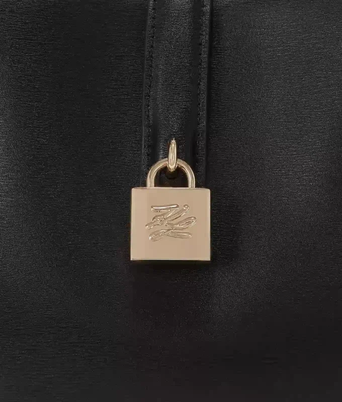 K/AUTOGRAPH PADLOCK MEDIUM TOTE BAG