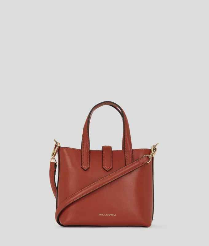 K/AUTOGRAPH PADLOCK MINI TOTE BAG