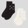 K/AUTOGRAPH RHINESTONE SOCKS – 2-PACK K/AUTOGRAPH RHINESTONE SOCKS – 2-PACK