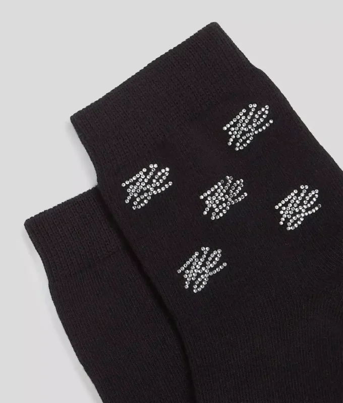 K/AUTOGRAPH RHINESTONE SOCKS – 2-PACK K/AUTOGRAPH RHINESTONE SOCKS – 2-PACK