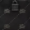 K/Autograph totebag med hänglås och strass
