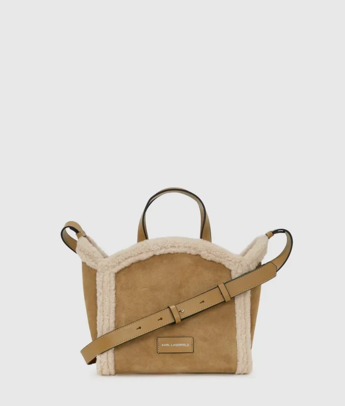 K/Circle liten totebag i shearling K/Circle liten totebag i shearling